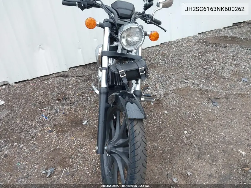2022 Honda Vt1300 Cxa VIN: JH2SC6163NK600262 Lot: 45159527