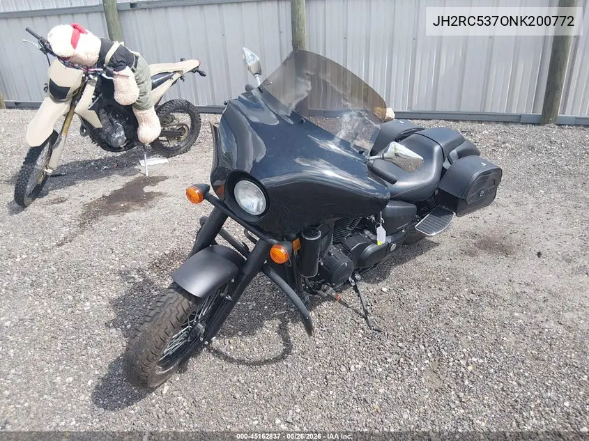 2022 Honda Vt750 C2B VIN: JH2RC5370NK200772 Lot: 45162837