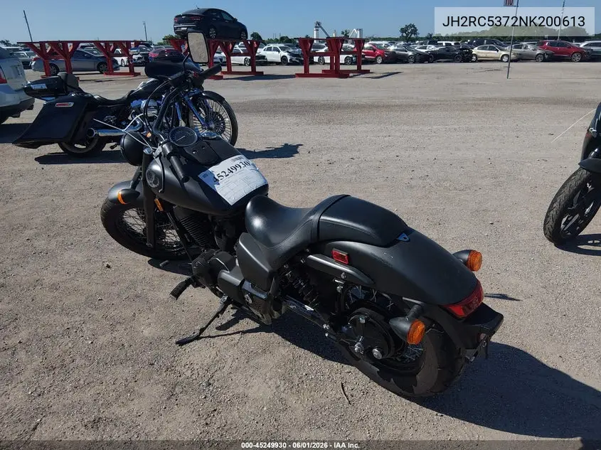 2022 Honda Vt750 C2B VIN: JH2RC5372NK200613 Lot: 45249930