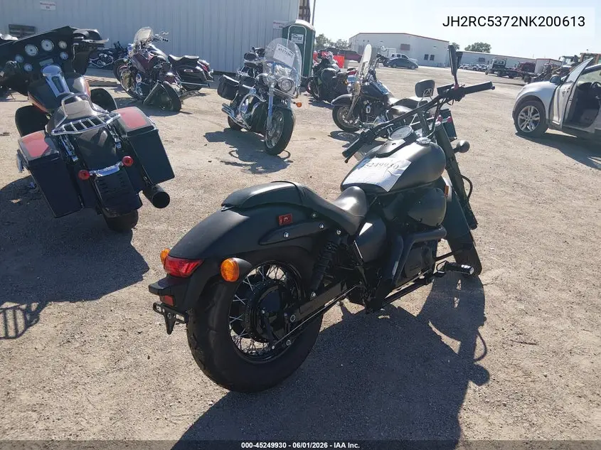 2022 Honda Vt750 C2B VIN: JH2RC5372NK200613 Lot: 45249930