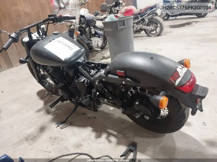 2023 Honda Vt750 C2B VIN: JH2RC5376PK300104 Lot: 44319304