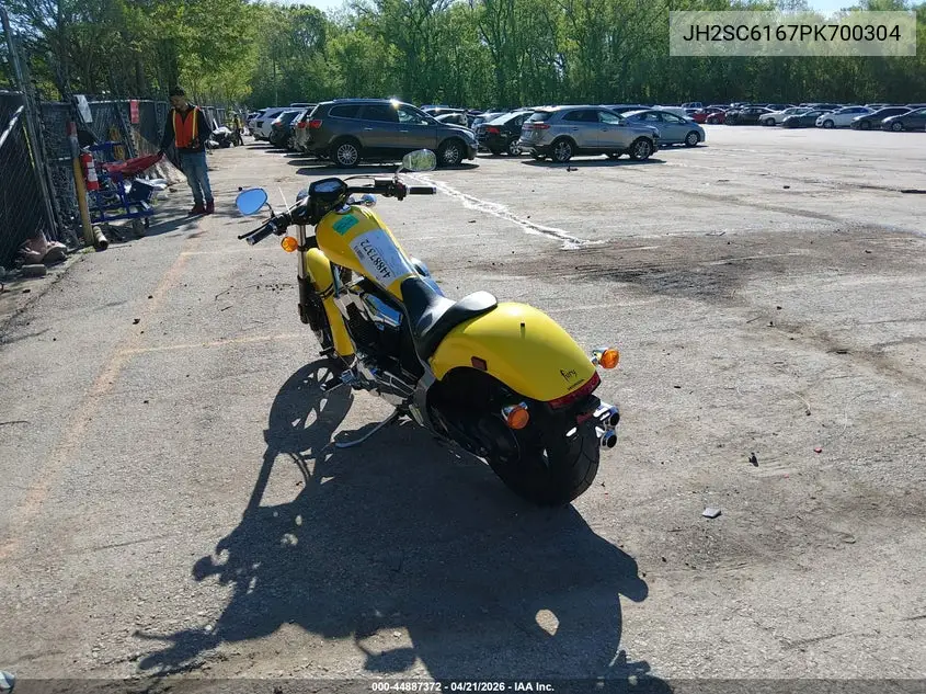 2023 Honda Vt1300 Cxa VIN: JH2SC6167PK700304 Lot: 44887372
