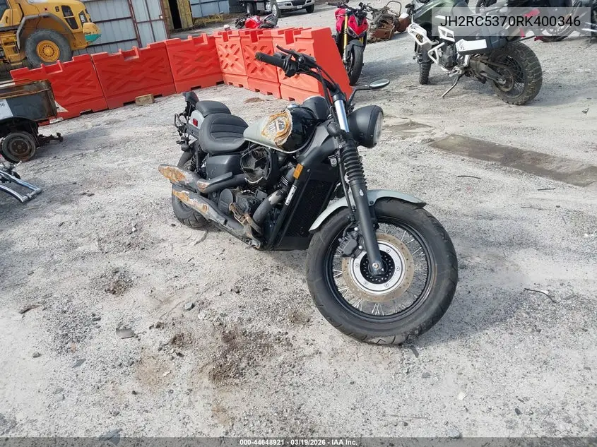 2024 Honda Vt750 C2B VIN: JH2RC5370RK400346 Lot: 44648921