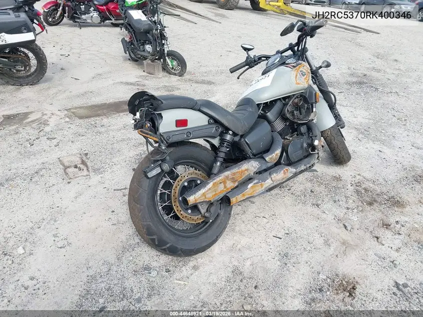 2024 Honda Vt750 C2B VIN: JH2RC5370RK400346 Lot: 44648921