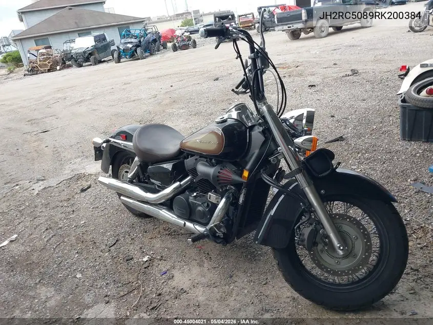 2024 Honda Vt750 Cs VIN: JH2RC5089RK200384 Lot: 45004021