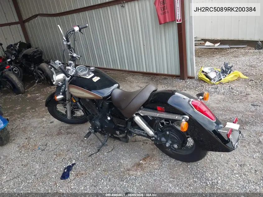 2024 Honda Vt750 Cs VIN: JH2RC5089RK200384 Lot: 45004021