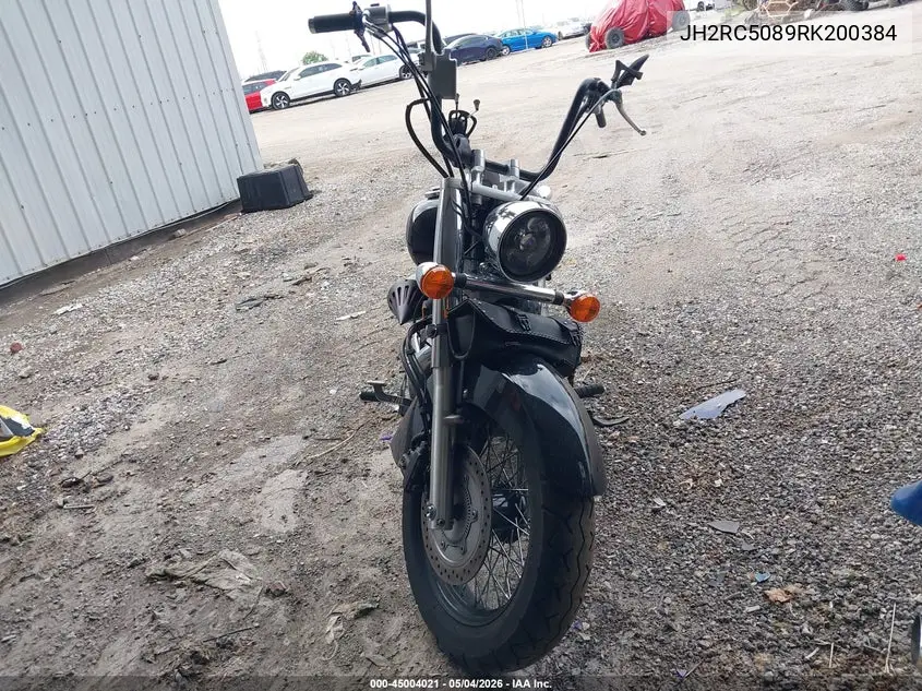 2024 Honda Vt750 Cs VIN: JH2RC5089RK200384 Lot: 45004021