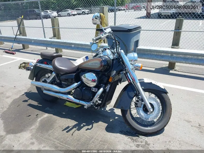 2024 Honda Vt750 C VIN: JH2RC5006RK900261 Lot: 45137892