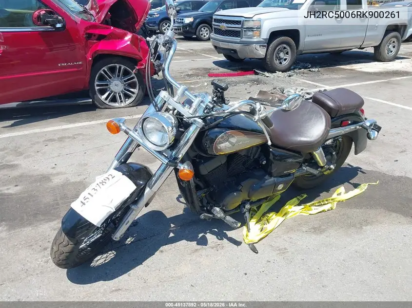 2024 Honda Vt750 C VIN: JH2RC5006RK900261 Lot: 45137892