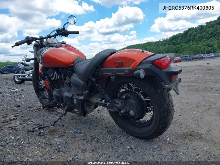 2024 Honda Vt750 C2B VIN: JH2RC5376RK400805 Lot: 45373913