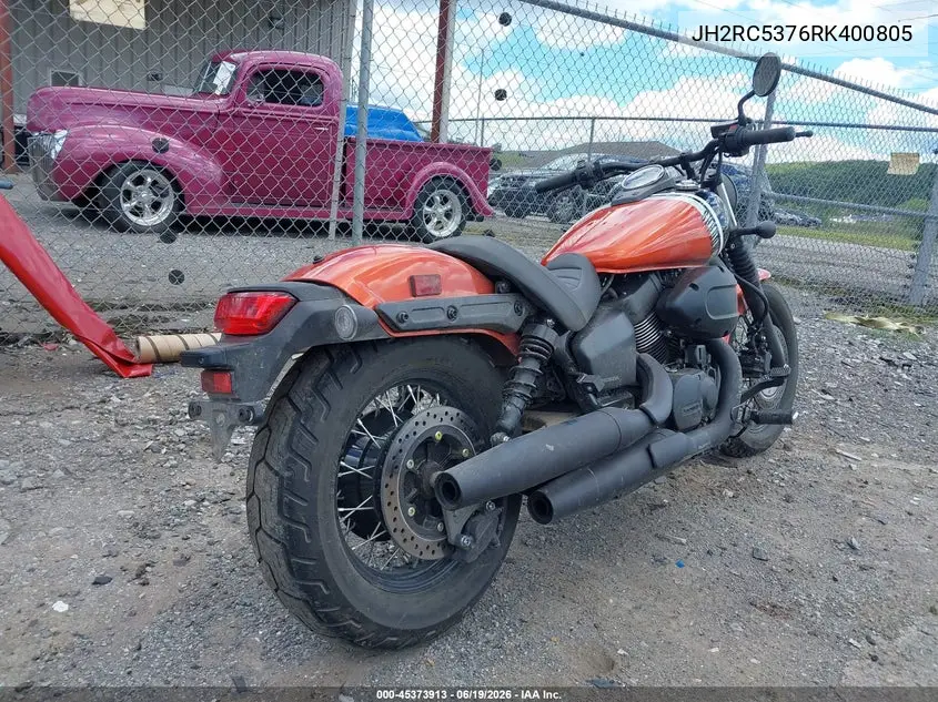 2024 Honda Vt750 C2B VIN: JH2RC5376RK400805 Lot: 45373913