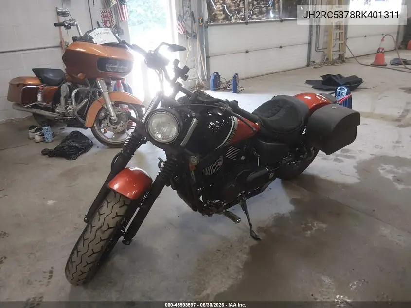2024 Honda Vt750 C2B VIN: JH2RC5378RK401311 Lot: 45503597