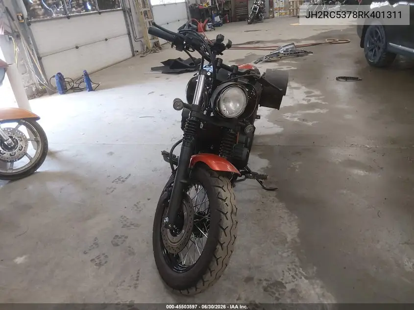 2024 Honda Vt750 C2B VIN: JH2RC5378RK401311 Lot: 45503597
