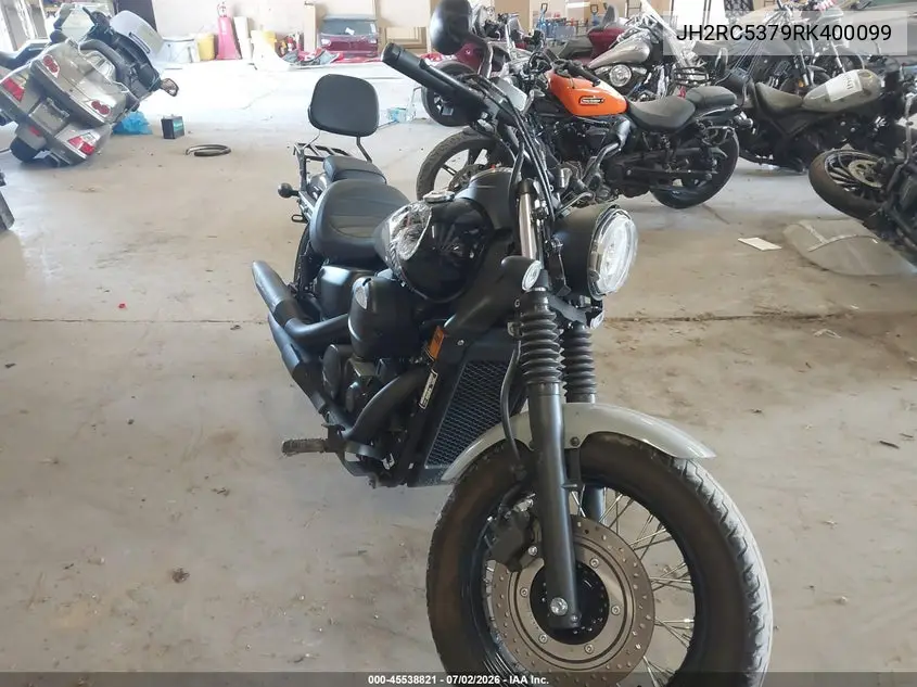 2024 Honda Vt750 C2B VIN: JH2RC5379RK400099 Lot: 45538821