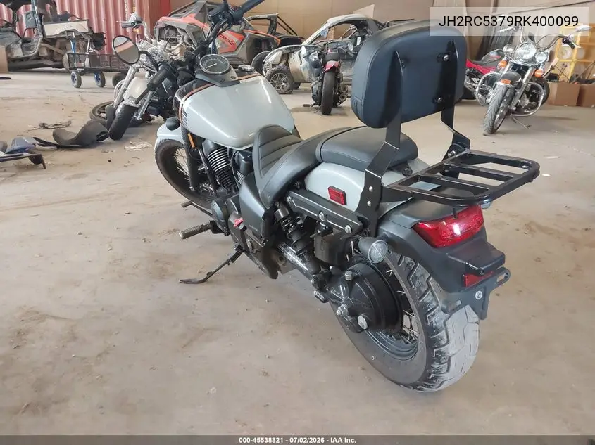 2024 Honda Vt750 C2B VIN: JH2RC5379RK400099 Lot: 45538821
