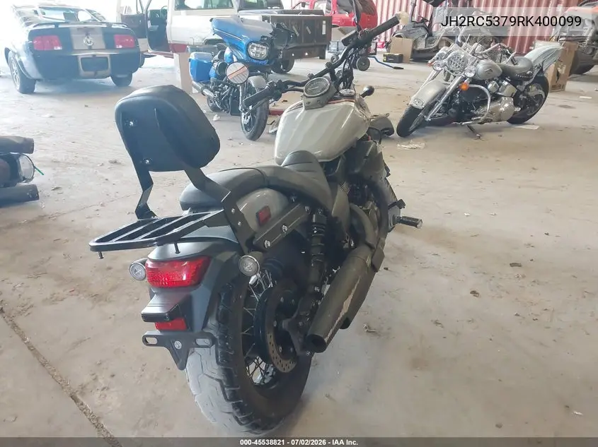2024 Honda Vt750 C2B VIN: JH2RC5379RK400099 Lot: 45538821