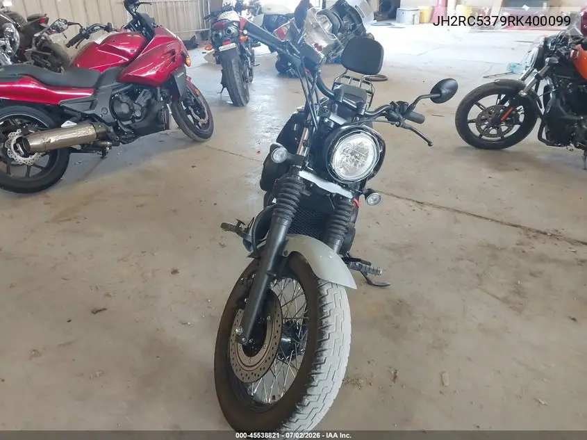 2024 Honda Vt750 C2B VIN: JH2RC5379RK400099 Lot: 45538821