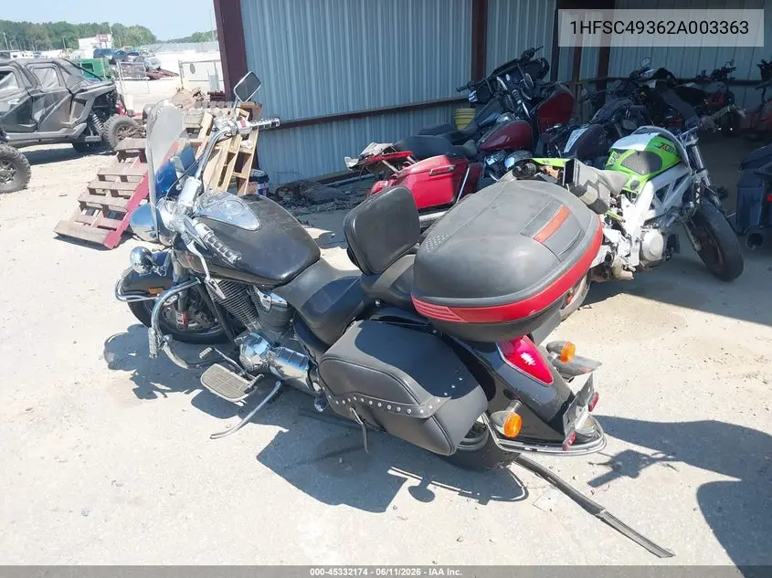 2002 Honda Vtx1800 S VIN: 1HFSC49362A003363 Lot: 45332174