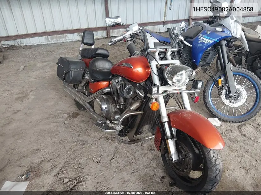 2002 Honda Vtx1800 R VIN: 1HFSC49082A004858 Lot: 45564725