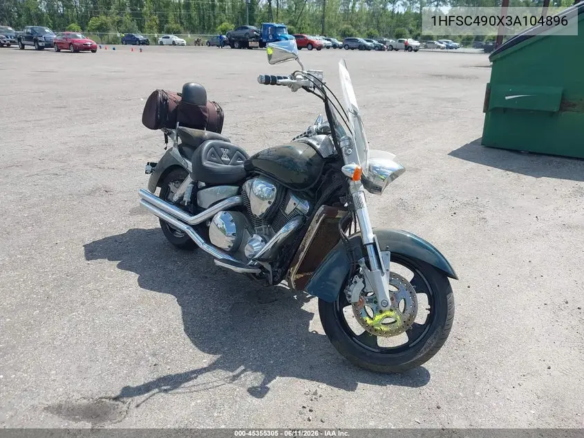 2003 Honda Vtx1800 R VIN: 1HFSC490X3A104896 Lot: 45355305