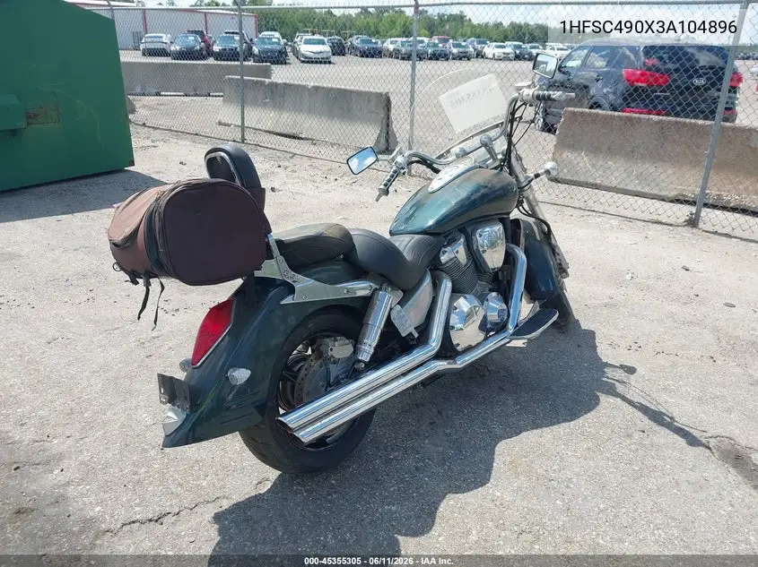 2003 Honda Vtx1800 R VIN: 1HFSC490X3A104896 Lot: 45355305