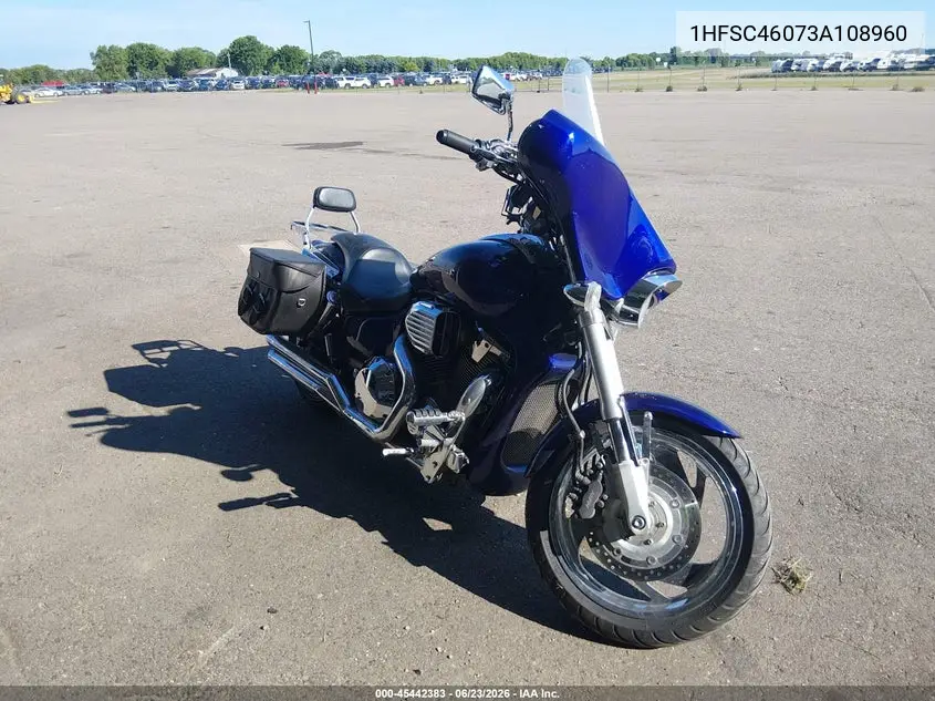2003 Honda Vtx1800 C VIN: 1HFSC46073A108960 Lot: 45442383