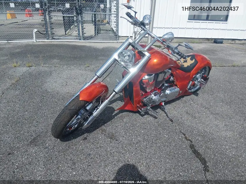 2004 Honda Vtx1800 C VIN: 1HFSC46004A202437 Lot: 45584093