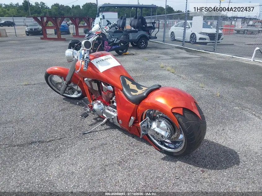 2004 Honda Vtx1800 C VIN: 1HFSC46004A202437 Lot: 45584093