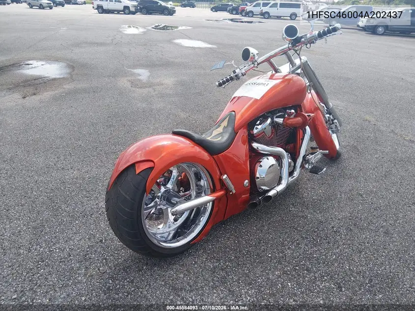 2004 Honda Vtx1800 C VIN: 1HFSC46004A202437 Lot: 45584093