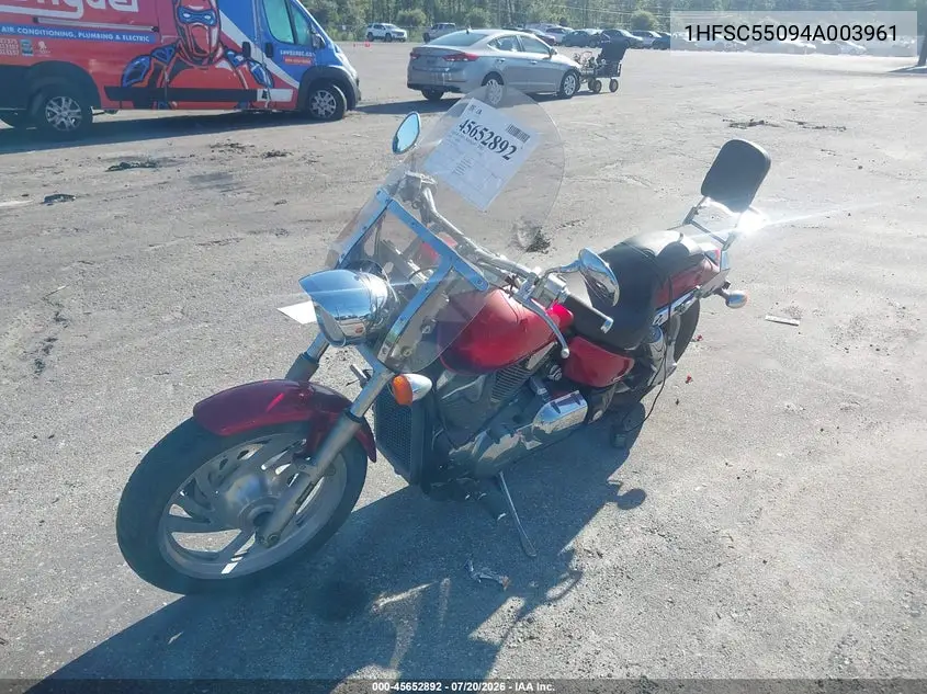 2004 Honda Vtx1300 C VIN: 1HFSC55094A003961 Lot: 45652892