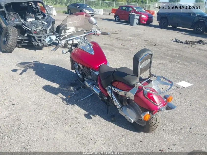 2004 Honda Vtx1300 C VIN: 1HFSC55094A003961 Lot: 45652892