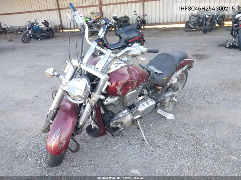 2005 Honda Vtx1800 F3 VIN: 1HFSC46H25A300215 Lot: 44651226