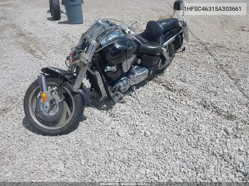 2005 Honda Vtx1800 C2 VIN: 1HFSC46315A303661 Lot: 44982222