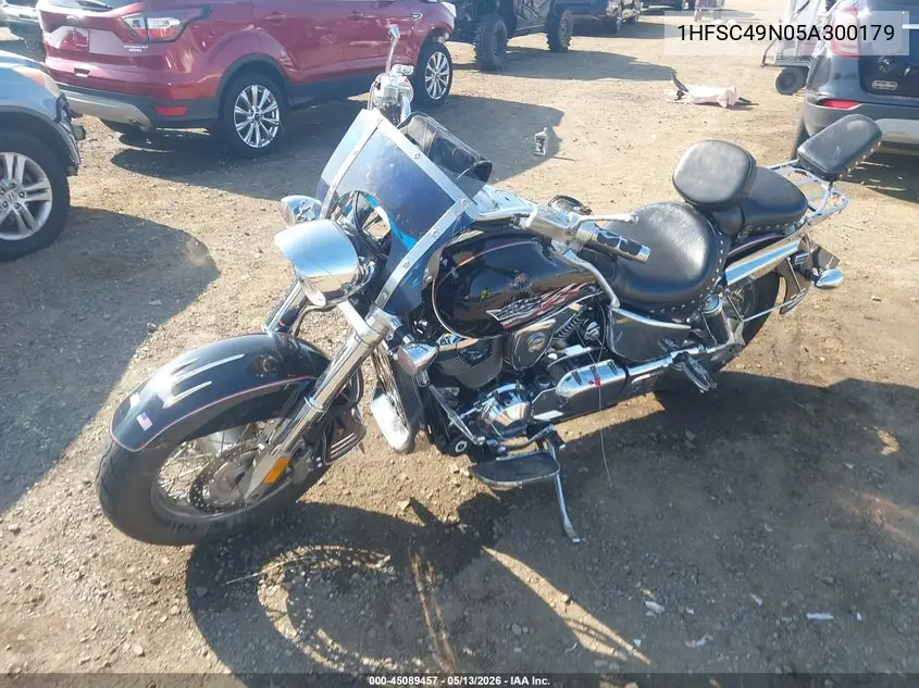 2005 Honda Vtx1800 S3 VIN: 1HFSC49N05A300179 Lot: 45089457