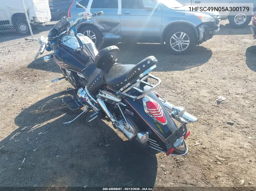2005 Honda Vtx1800 S3 VIN: 1HFSC49N05A300179 Lot: 45089457