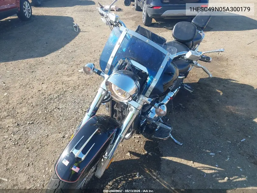 2005 Honda Vtx1800 S3 VIN: 1HFSC49N05A300179 Lot: 45089457