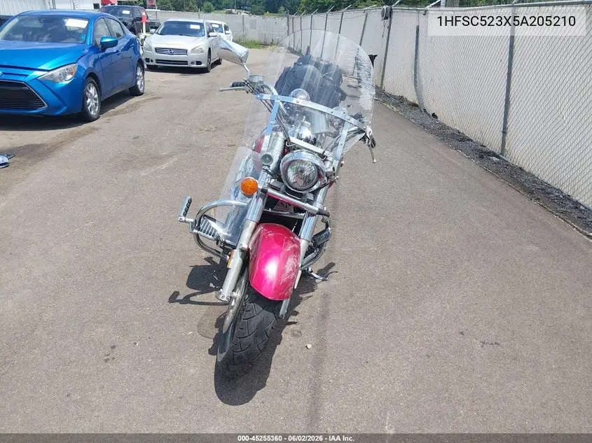 2005 Honda Vtx1300 R VIN: 1HFSC523X5A205210 Lot: 45255360
