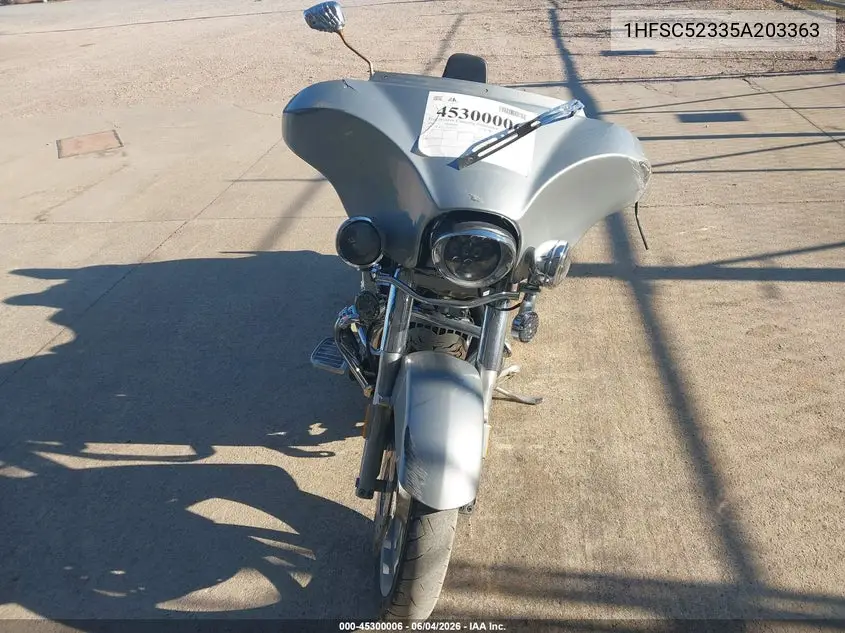 2005 Honda Vtx1300 R VIN: 1HFSC52335A203363 Lot: 45300006