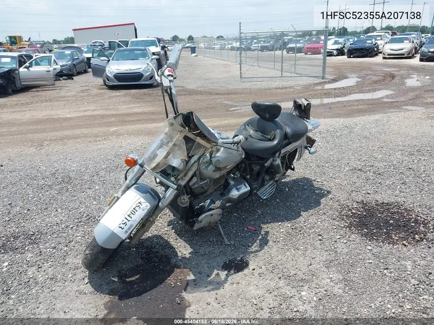 2005 Honda Vtx1300 R VIN: 1HFSC52355A207138 Lot: 45404153