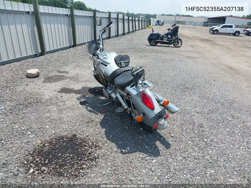 2005 Honda Vtx1300 R VIN: 1HFSC52355A207138 Lot: 45404153