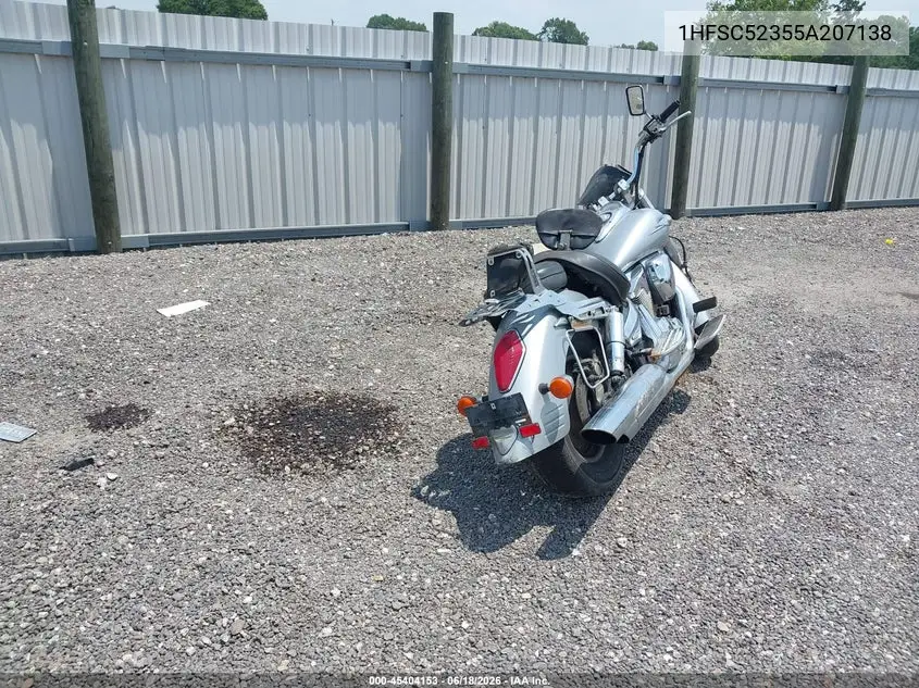 2005 Honda Vtx1300 R VIN: 1HFSC52355A207138 Lot: 45404153