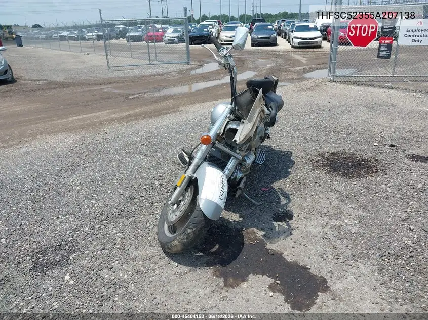 2005 Honda Vtx1300 R VIN: 1HFSC52355A207138 Lot: 45404153