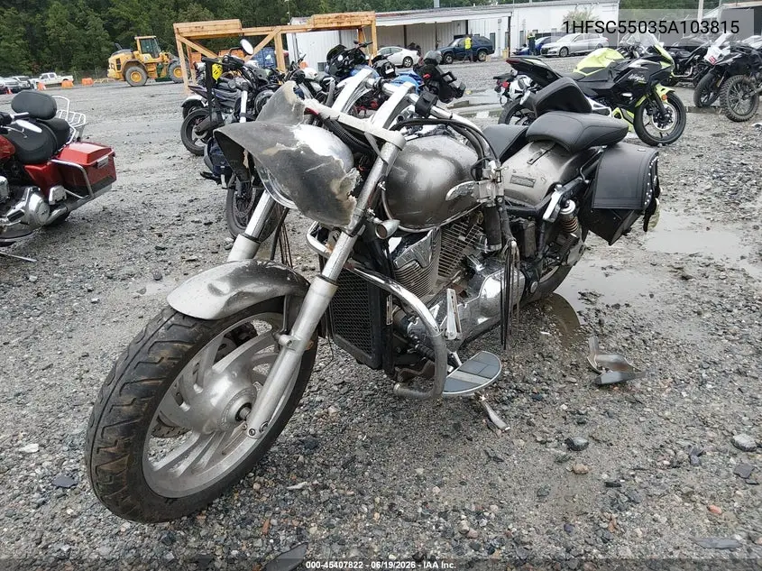 2005 Honda Vtx1300 C VIN: 1HFSC55035A103815 Lot: 45407822