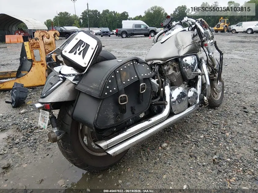2005 Honda Vtx1300 C VIN: 1HFSC55035A103815 Lot: 45407822