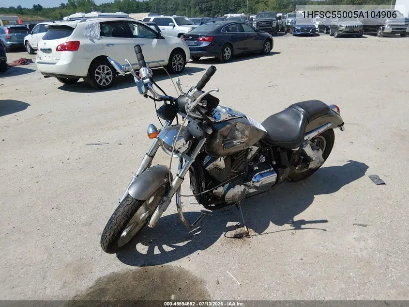 2005 Honda Vtx1300 C VIN: 1HFSC55005A104906 Lot: 45594682