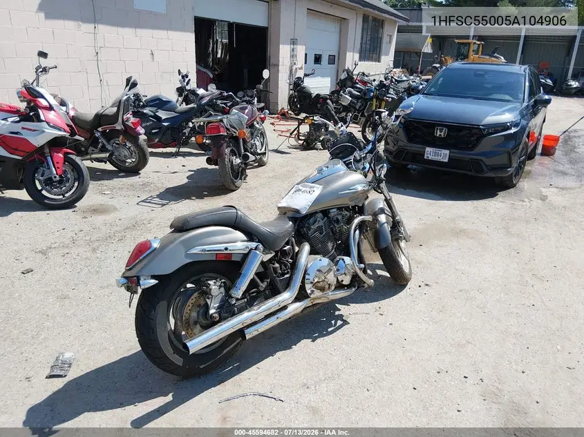 2005 Honda Vtx1300 C VIN: 1HFSC55005A104906 Lot: 45594682