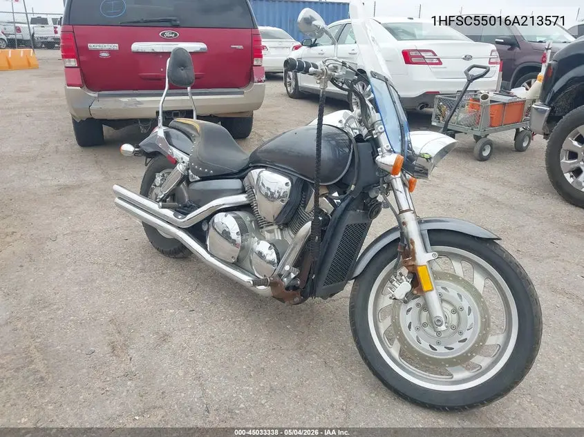 2006 Honda Vtx1300 C VIN: 1HFSC55016A213571 Lot: 45033338