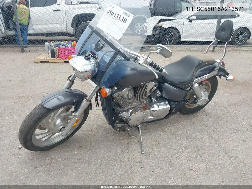 2006 Honda Vtx1300 C VIN: 1HFSC55016A213571 Lot: 45033338