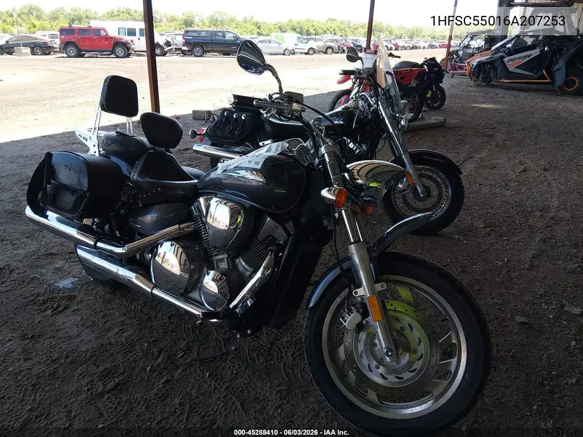2006 Honda Vtx1300 C VIN: 1HFSC55016A207253 Lot: 45288410