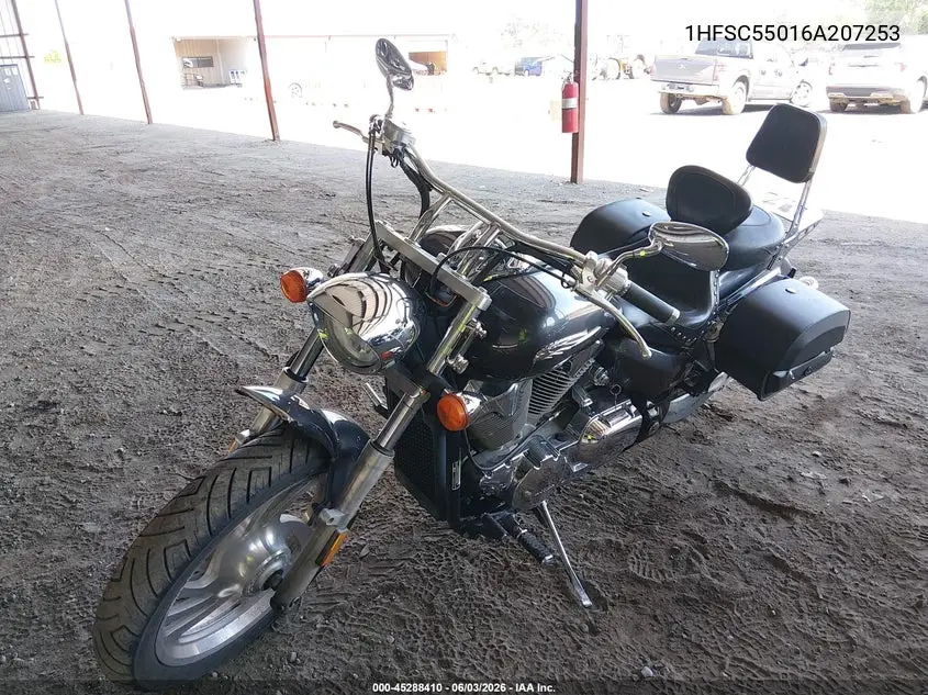 2006 Honda Vtx1300 C VIN: 1HFSC55016A207253 Lot: 45288410